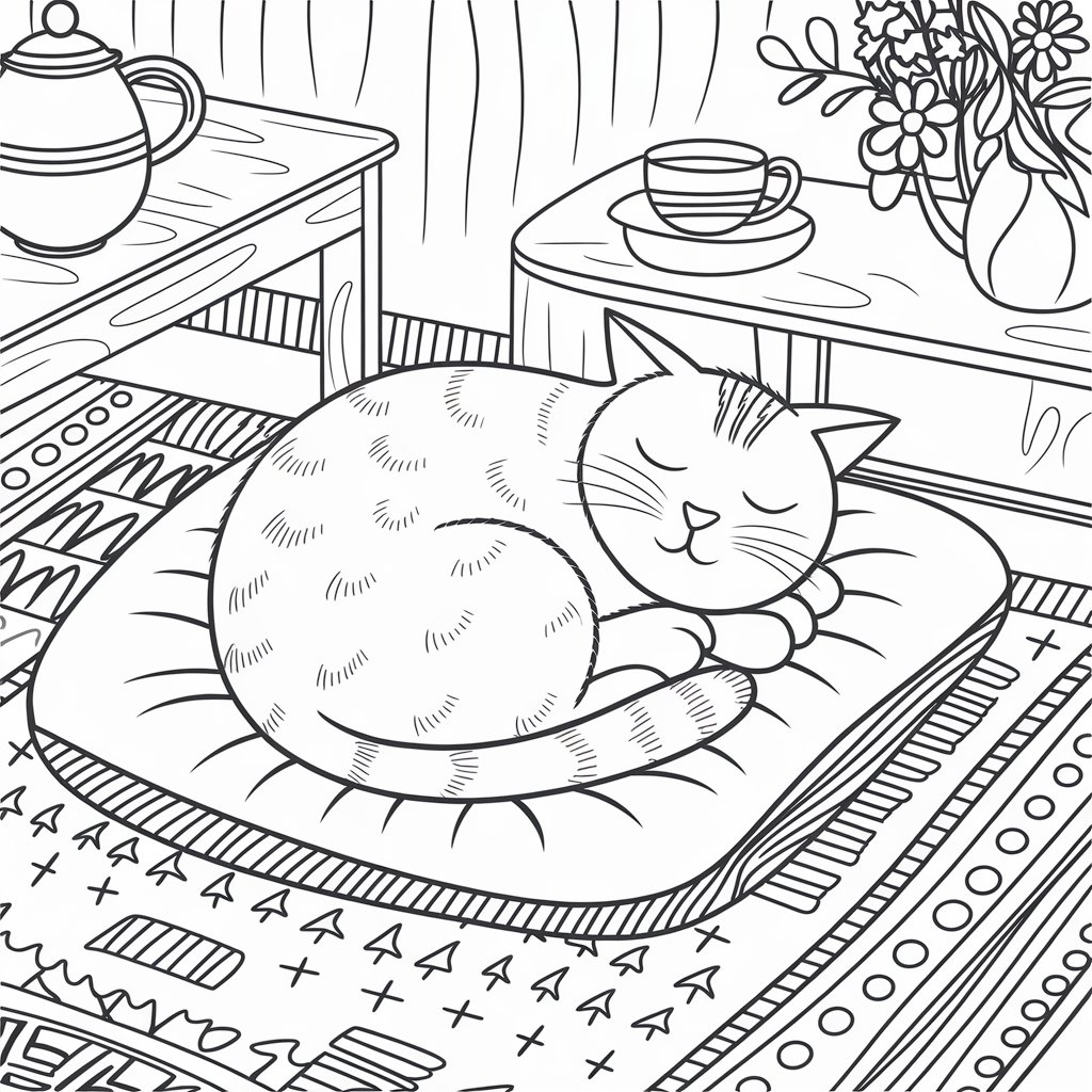 Cat Coloring Pages