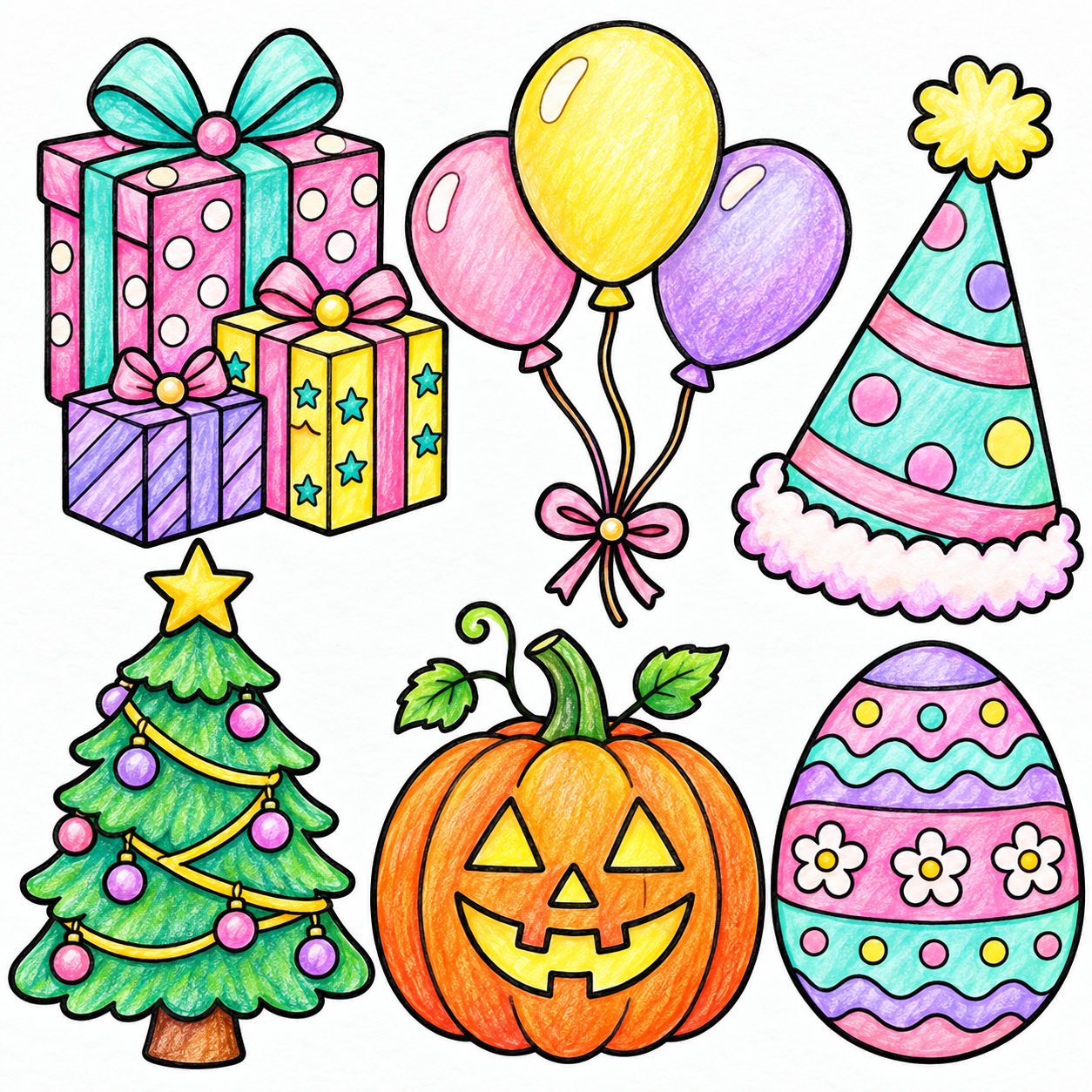Placeholder for Halloween coloring page preview