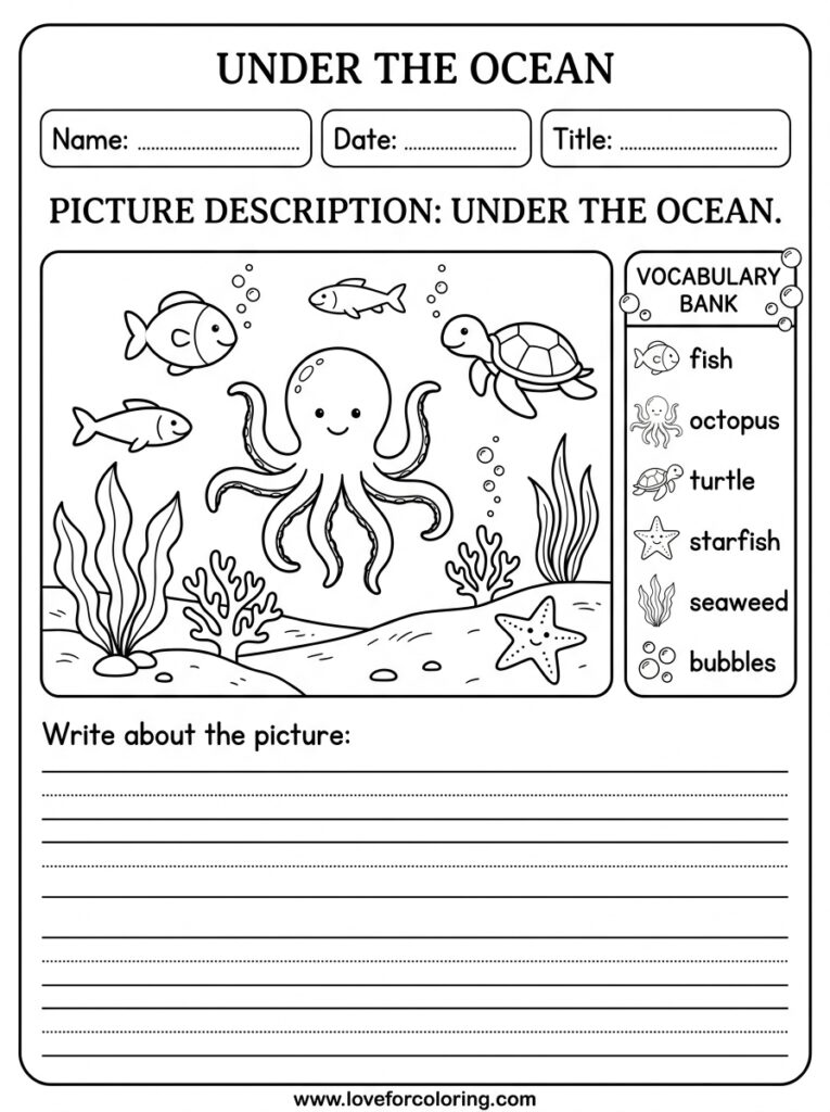 Under the ocean
