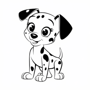 Puppy Coloring Page