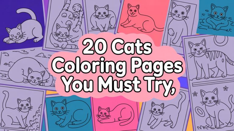 Cats coloring Pages