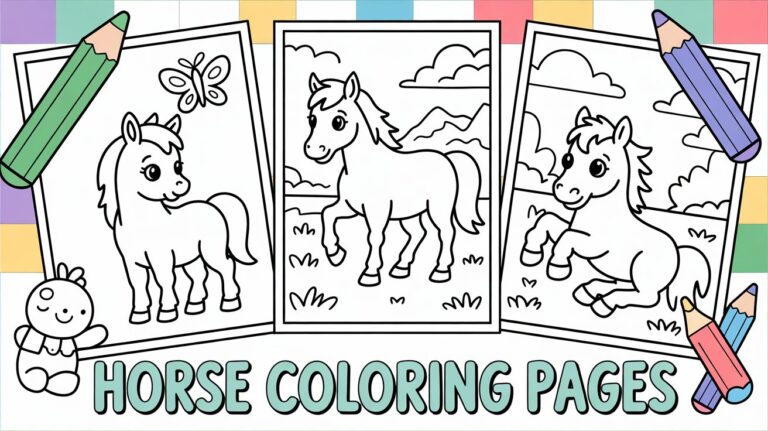 Horse Coloring Pages
