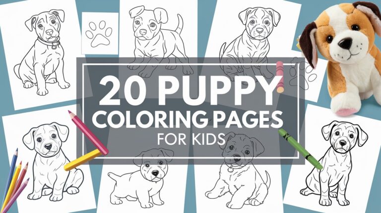 Puppy Coloring Pages