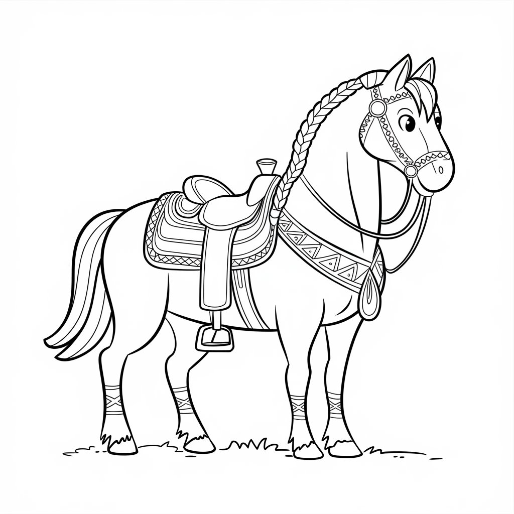 Horse Cooloring Page