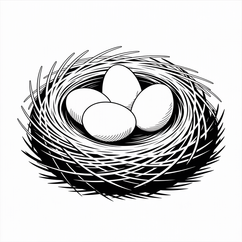 N Coloring Pages for Kids 