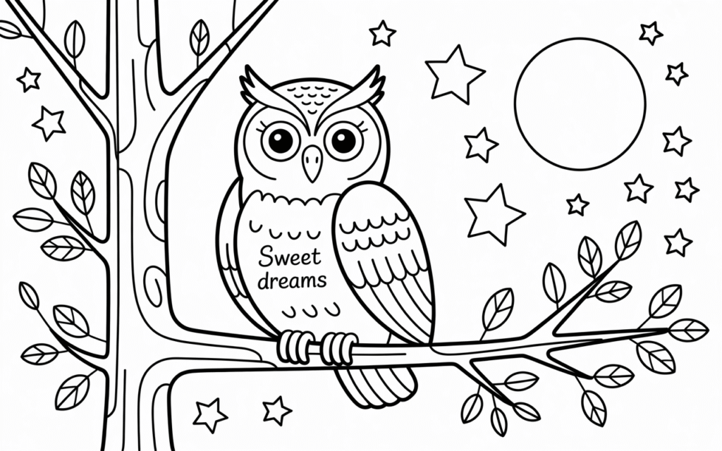 O Coloring Page