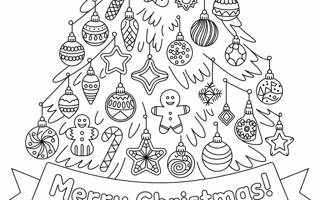 O for Ornament Coloring Pages 
