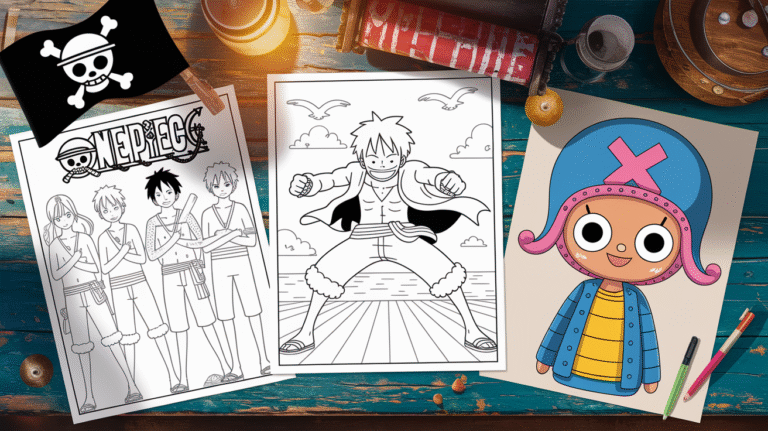Anime Coloring Pages