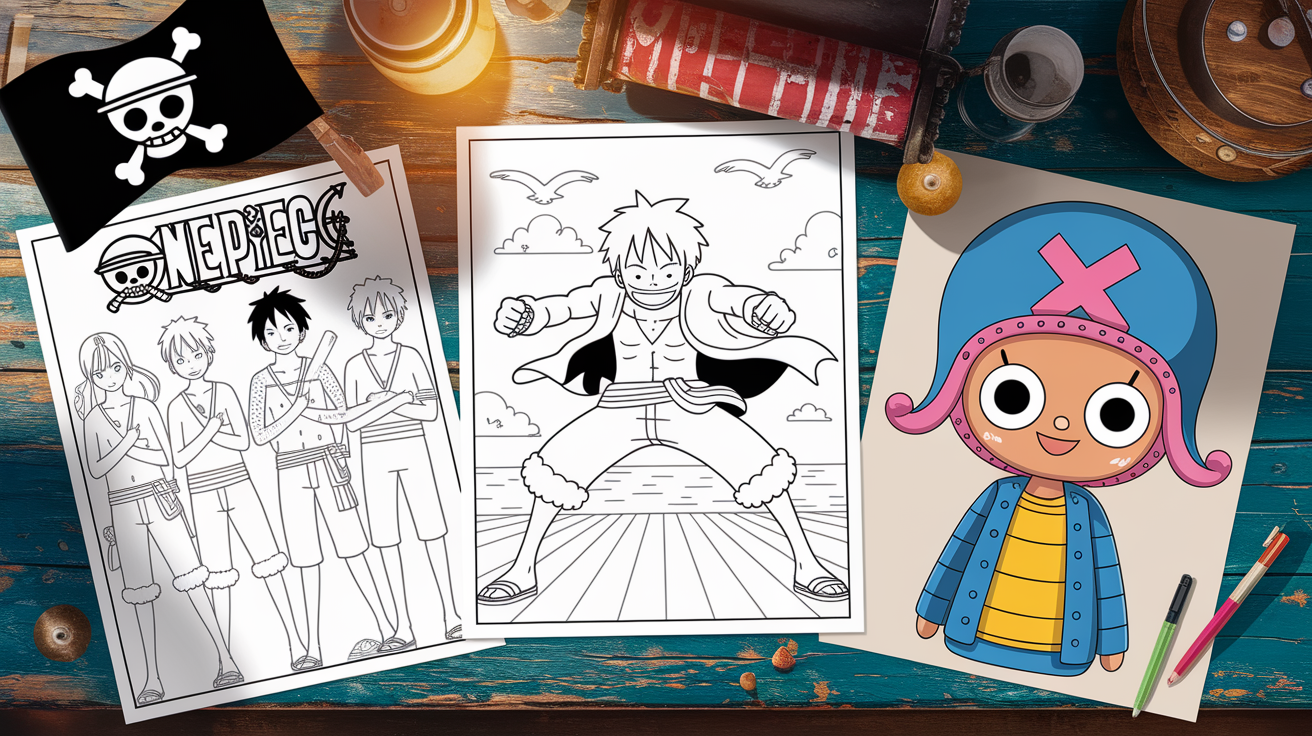 Anime Coloring Pages