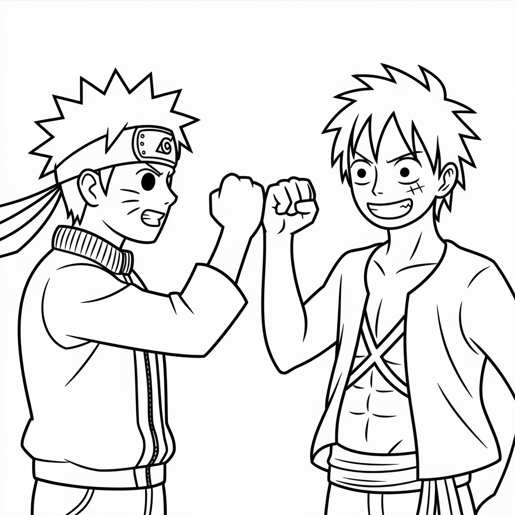  Naruto Meets Luffy 