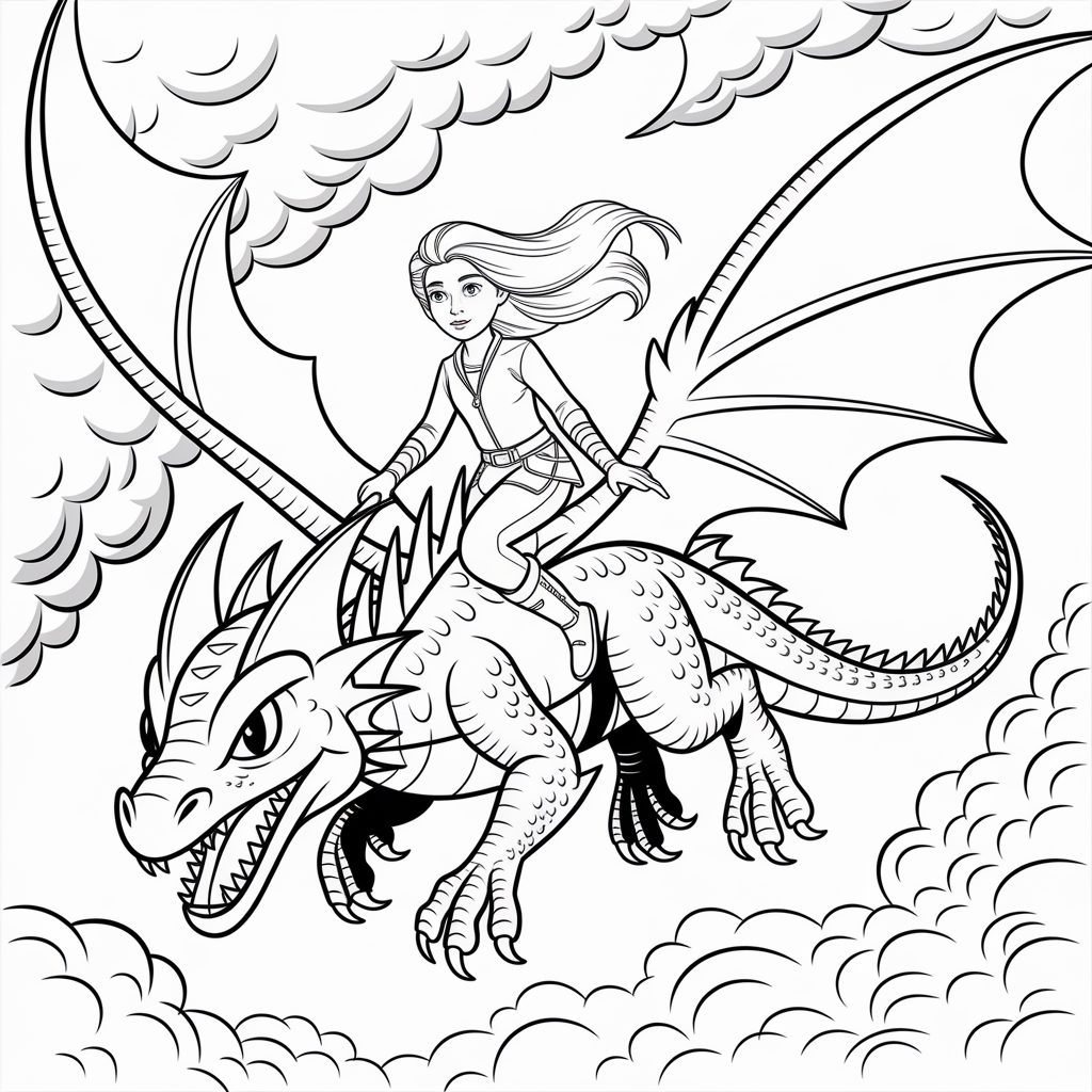 Astrid Riding Stormfly