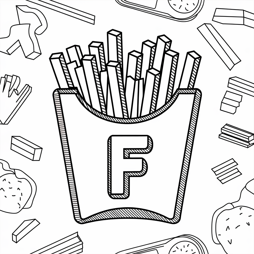 Delicious F Coloring Pages 