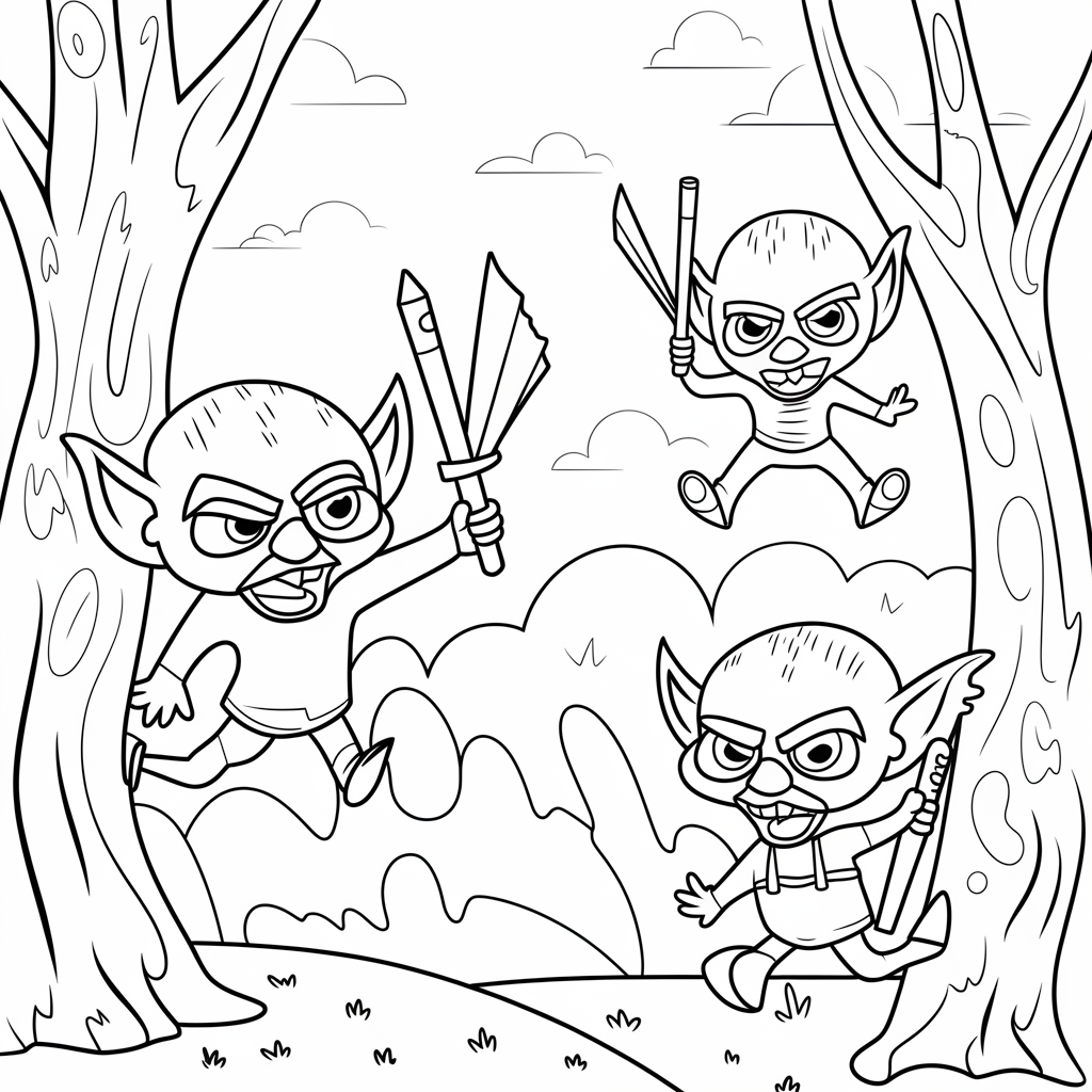 Goblin Bandits in the Forest