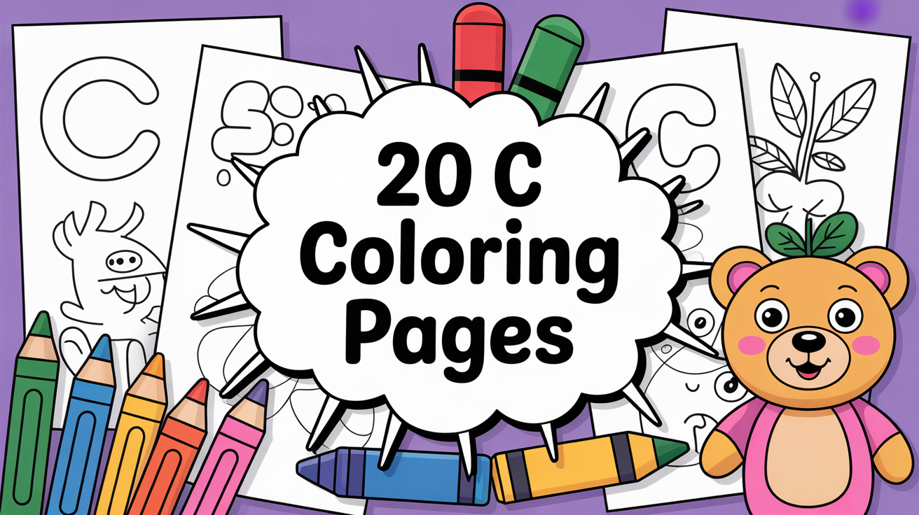 C coloring pages