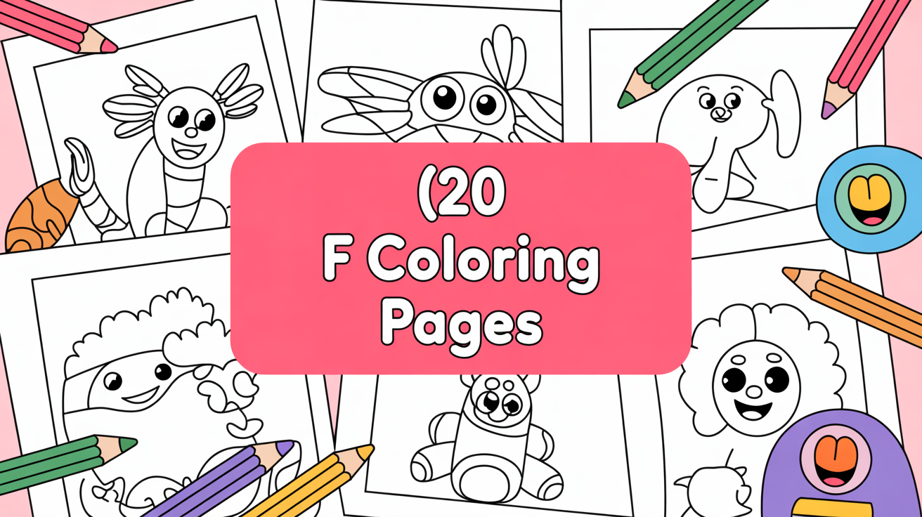 f coloring pages