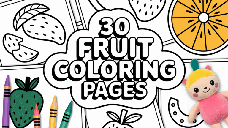 fruits coloring pages