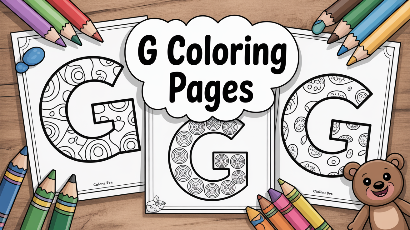G coloring pages