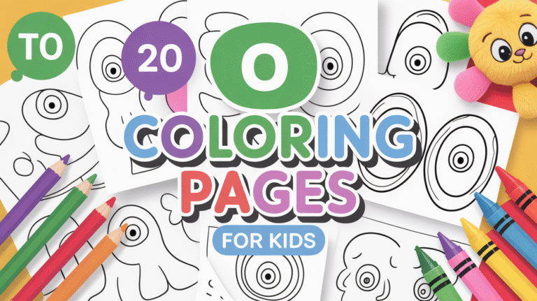 o coloring paGES