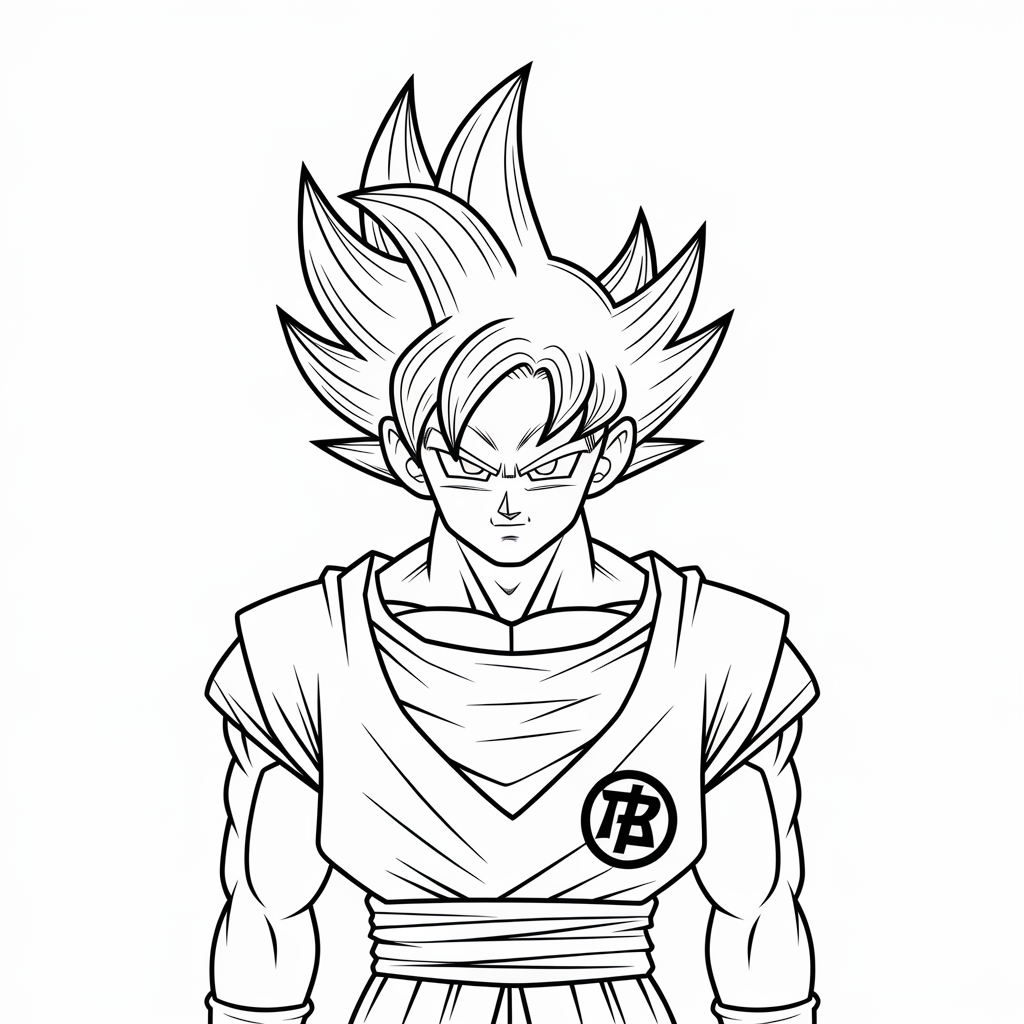 Goku Coloring Page