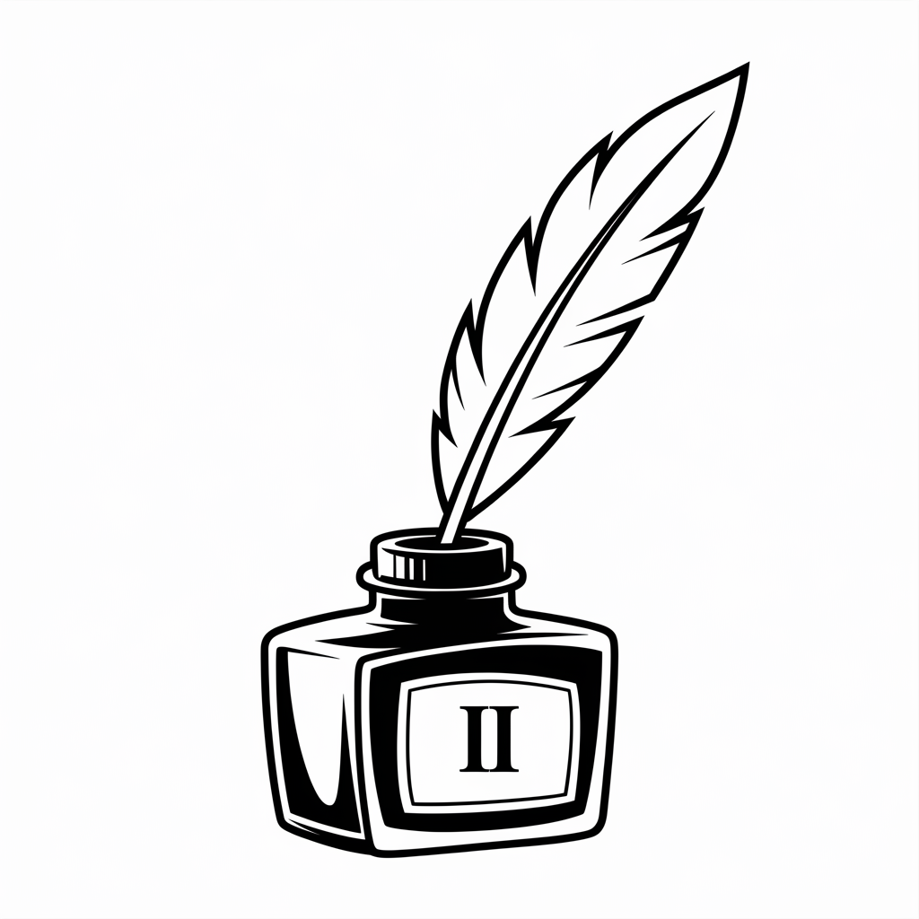 Cute I is for Ink Bottle Coloring Pages Free Printable