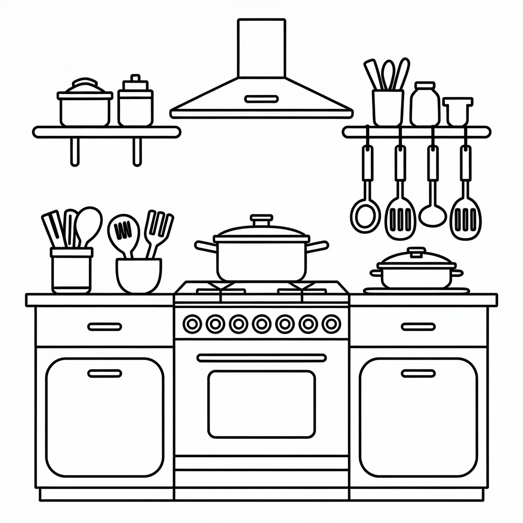 Simple Kitchen Scene