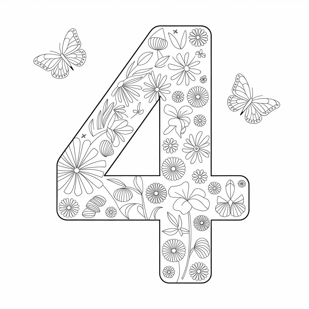 Number Coloring Pages 1 10 Love For Coloring