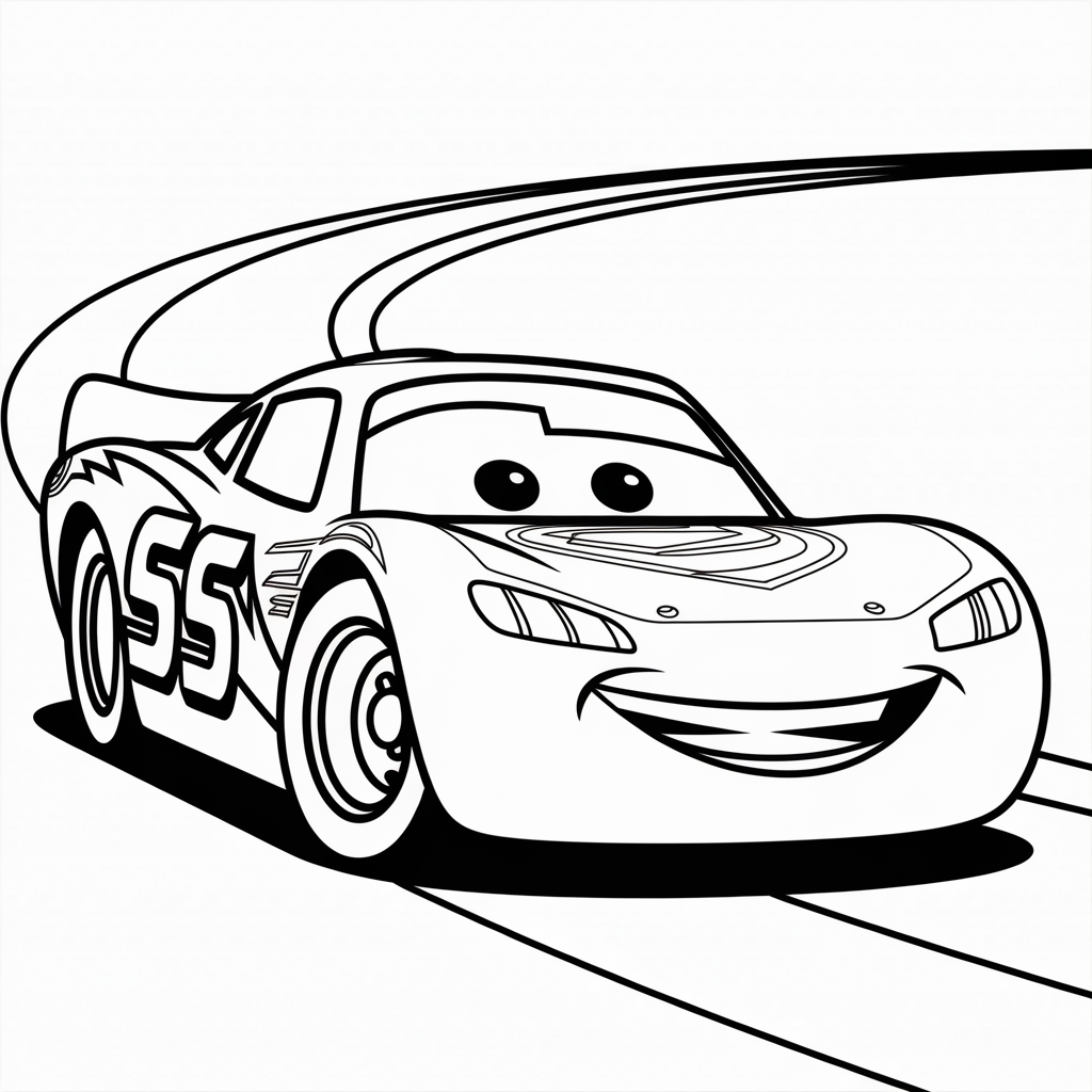 Cars C Coloring Page 