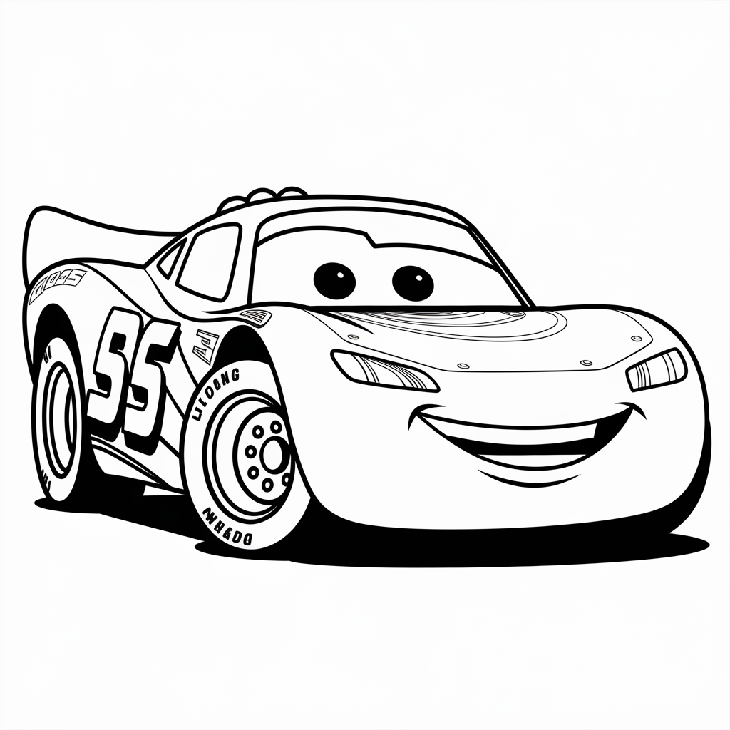 Lightning McQueen Smiling –