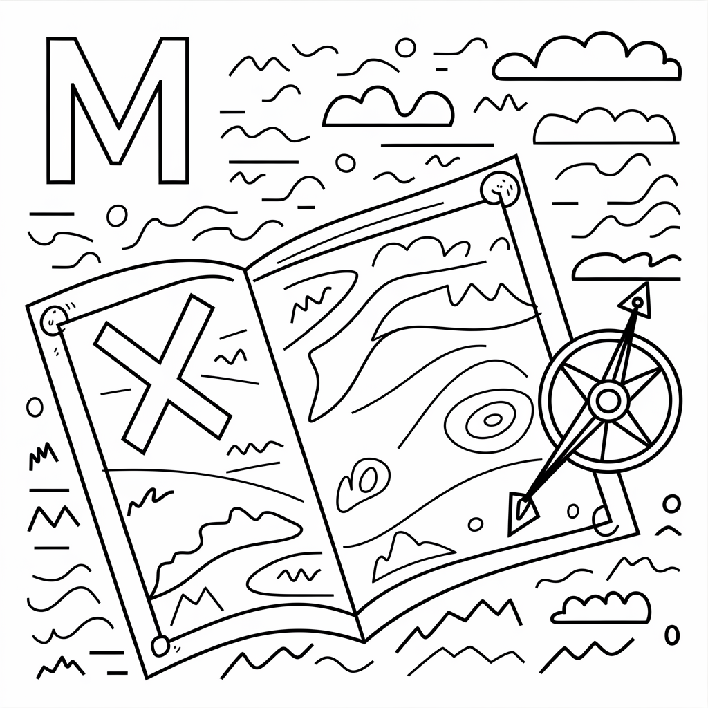 Map Coloring Pages