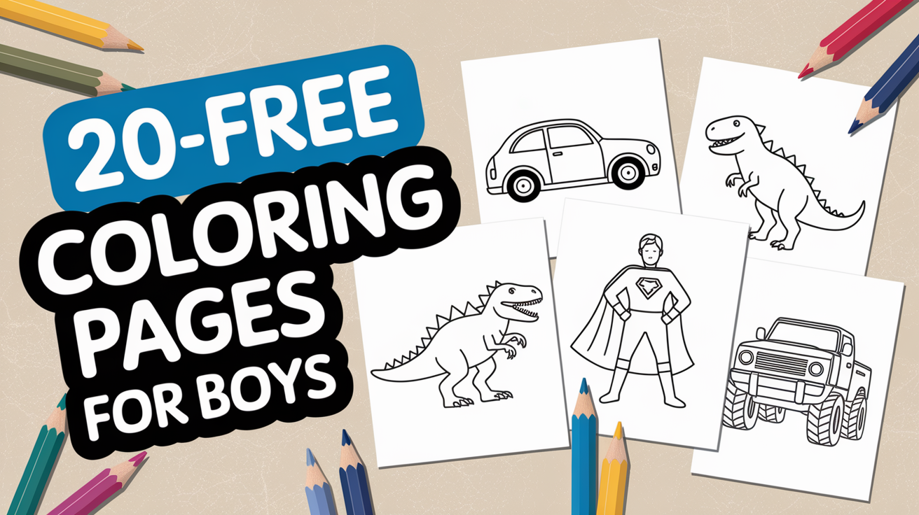 Coloring Pages for boys