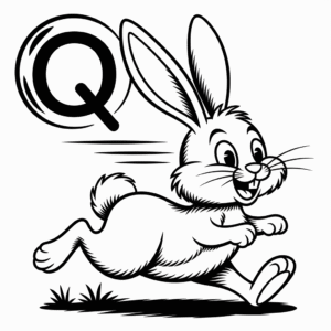 Q Coloring Pages – Free Printable Alphabet Worksheets for Kids - Love ...