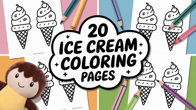 ice cream coloring pages