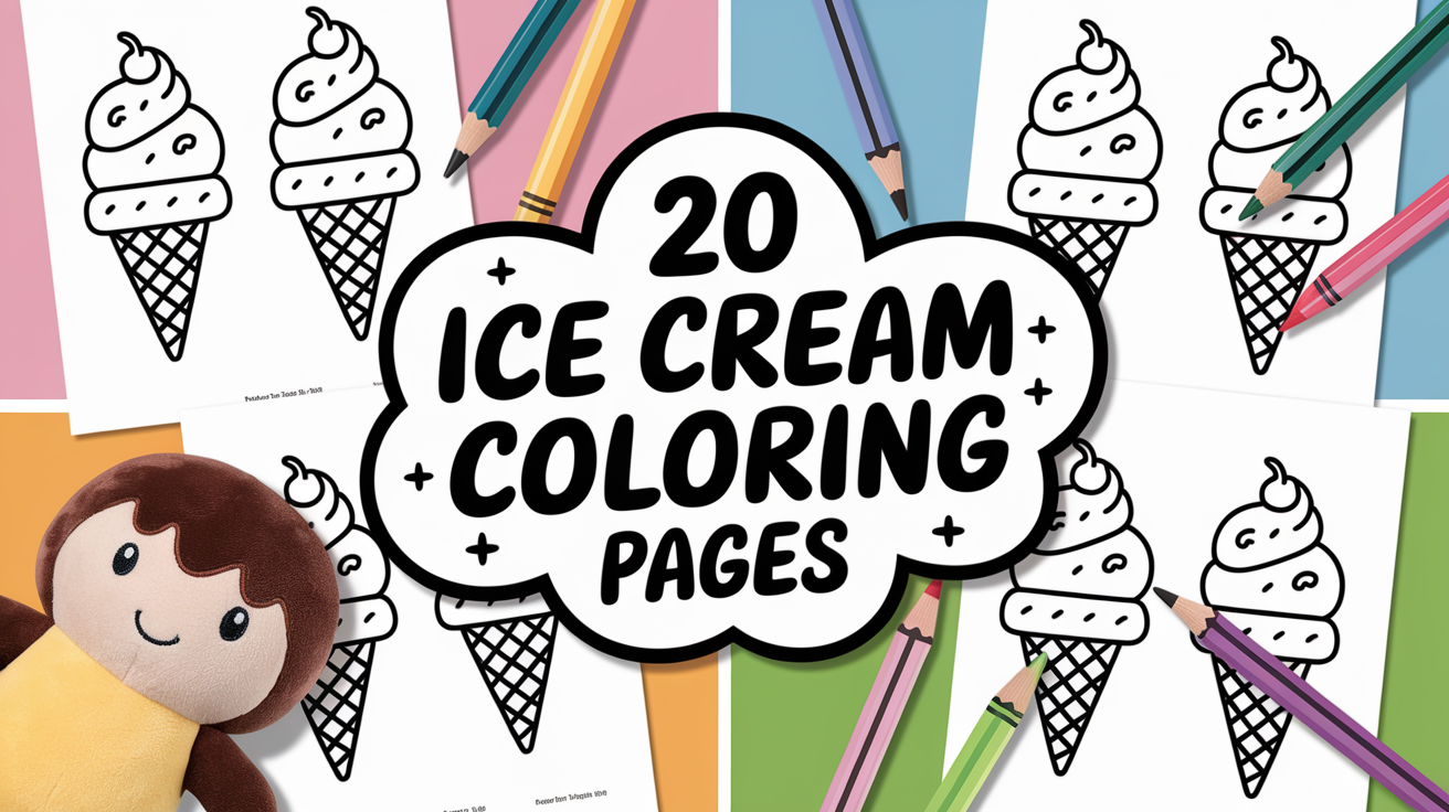 ice cream coloring pages