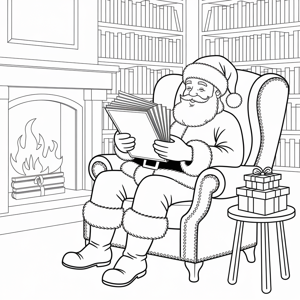 Santa Reading Letters