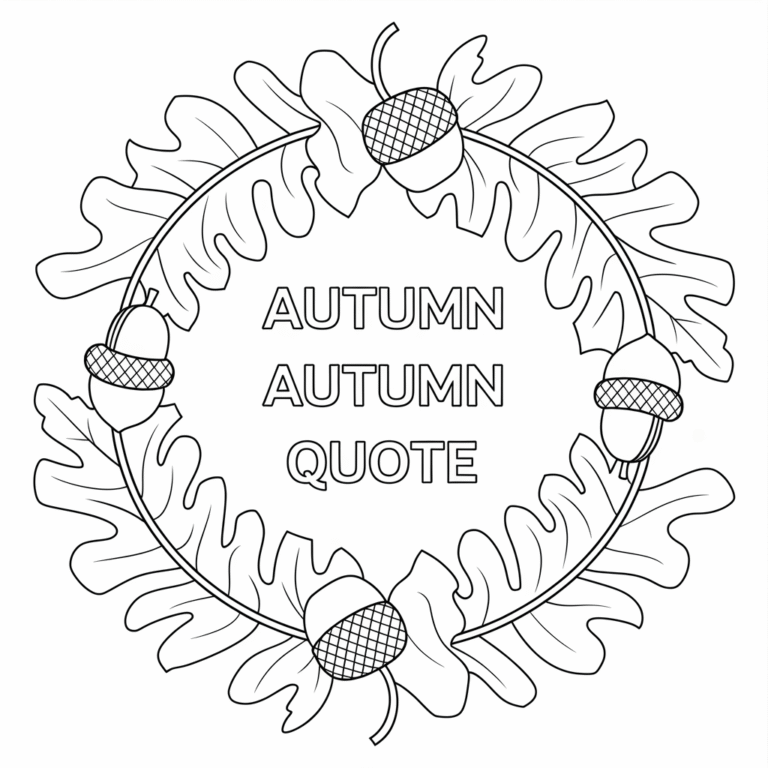20 Autumn coloring pages for adults - Love For Coloring