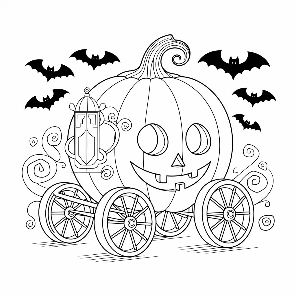 Unique Halloween Pumpkin Coloring Pages to Spark Creativity