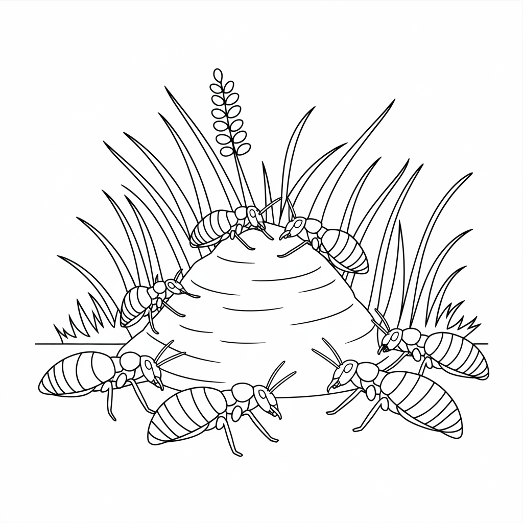 Termite Coloring Pages