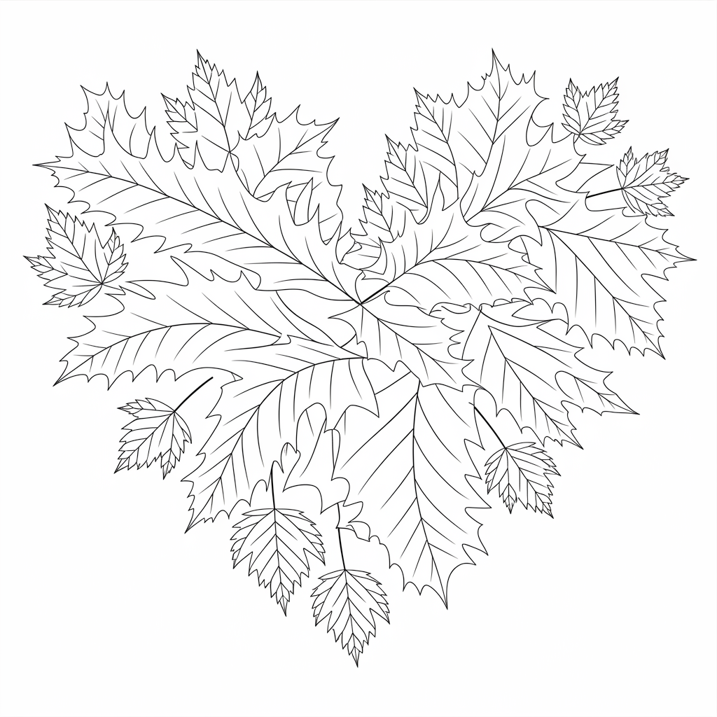 Heart Shape of Leaves 