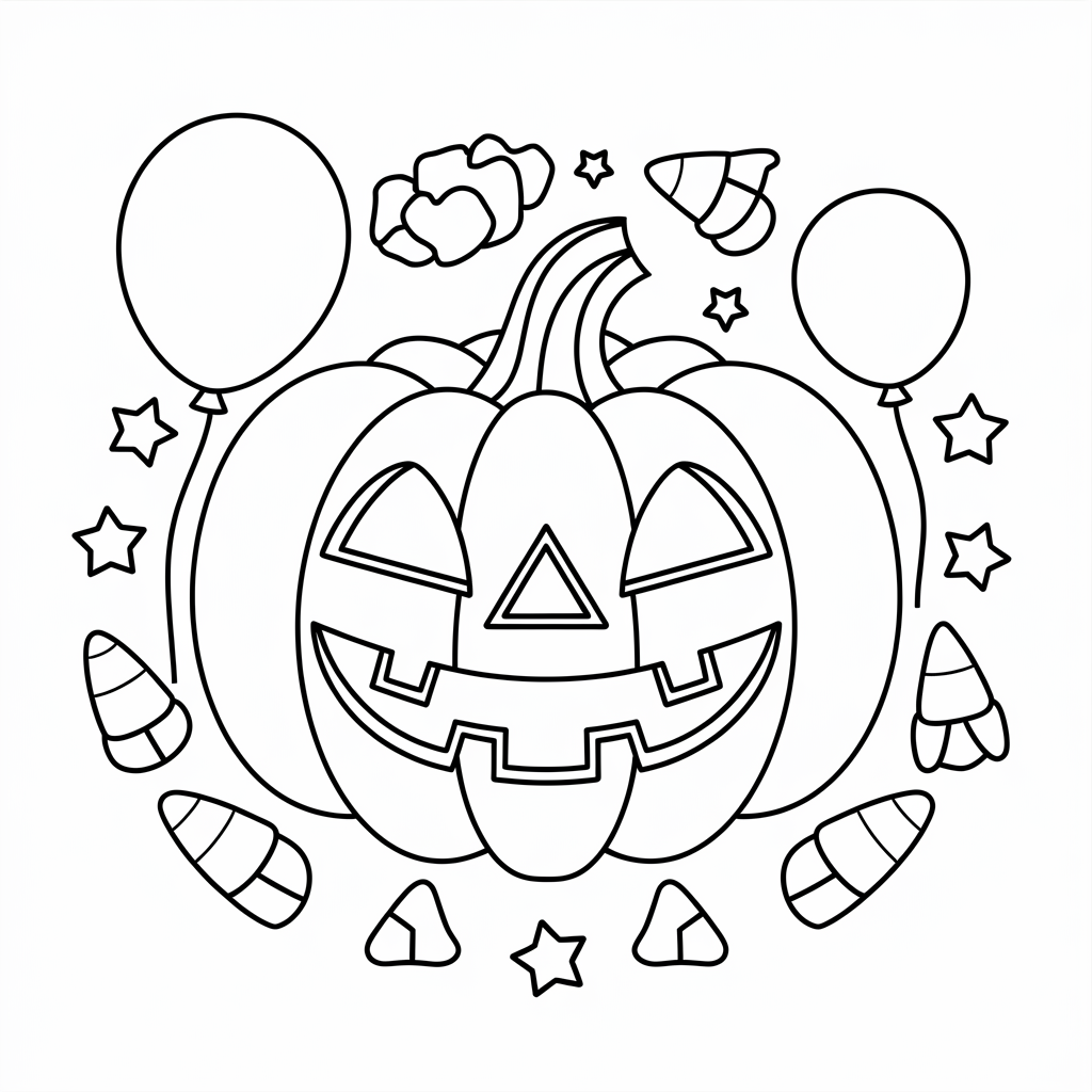 Free Printable Halloween Pumpkin Coloring Pages for Kids of All Ages