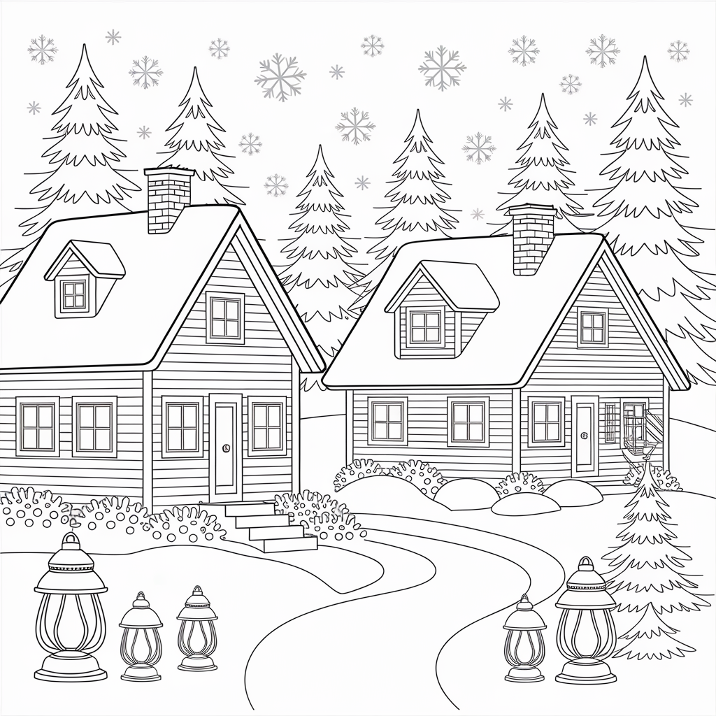 Stress-Relief Christmas Coloring Pages for Adults to Relax and Unwind