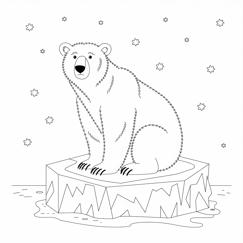 Polar Bear on Ice