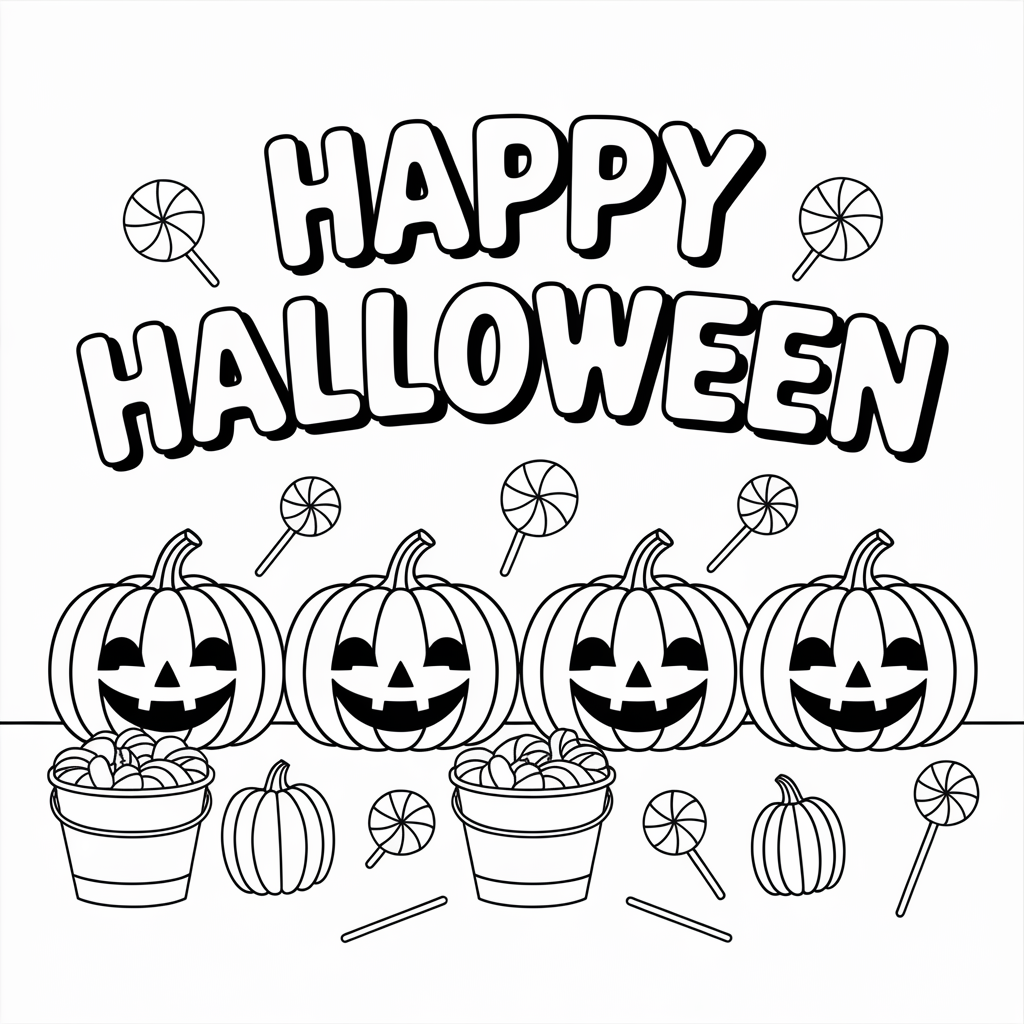 Fun Halloween Pumpkin Coloring Sheets for Classrooms and Home