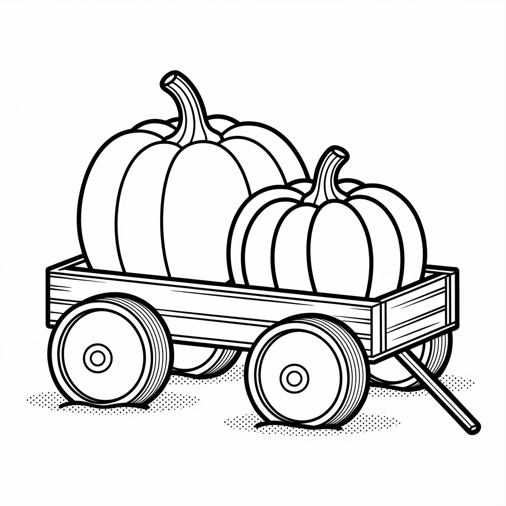 Wagon of Pumpkins