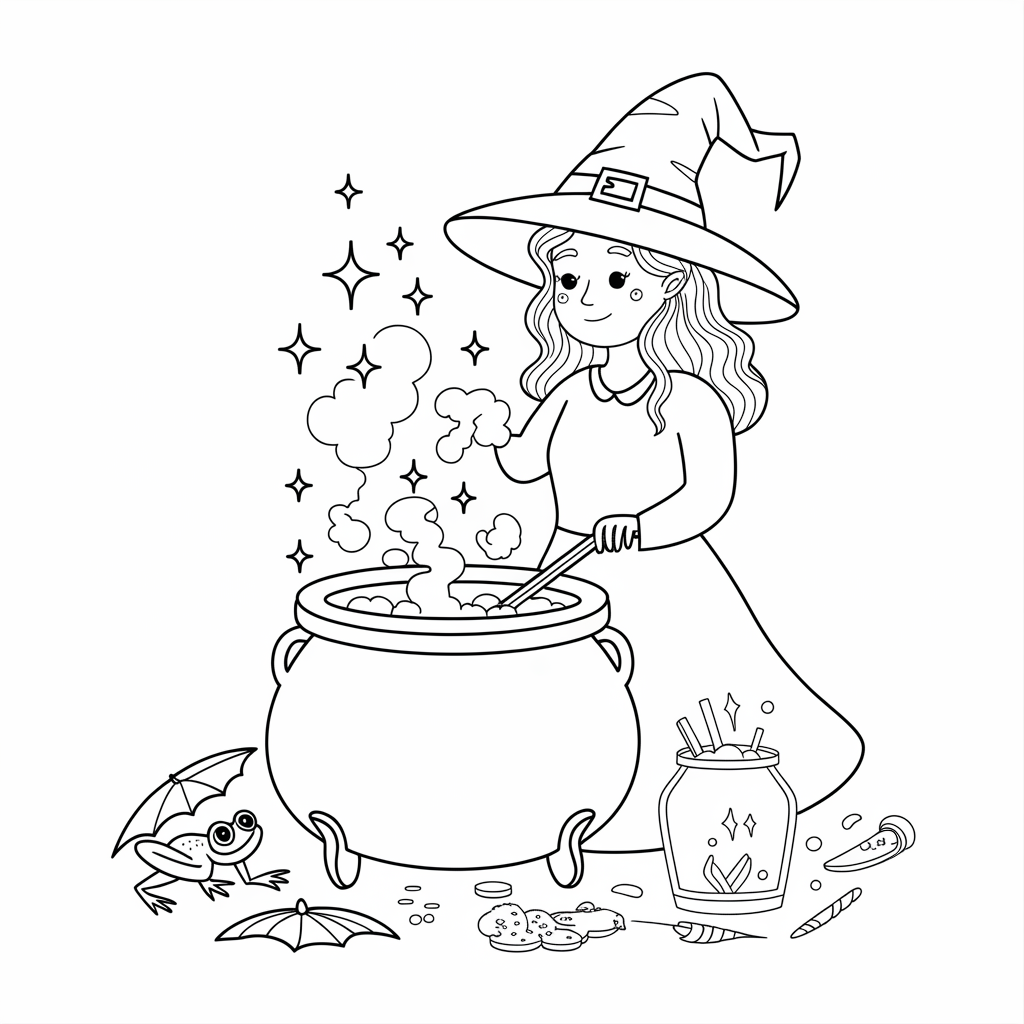 Potion Brewing Witch