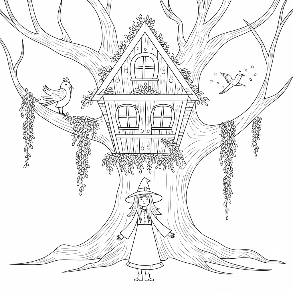 Magical Treehouse Witch