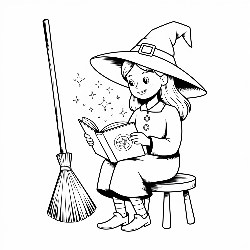 Witch with a Spellbook