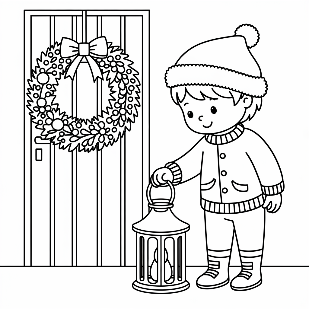 Lantern by the Wreath