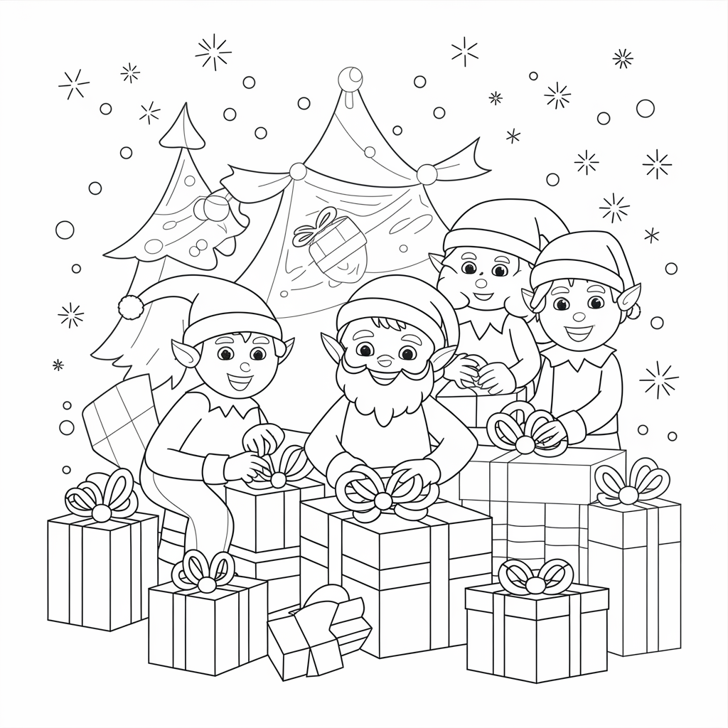 Santa’s Workshop Elves