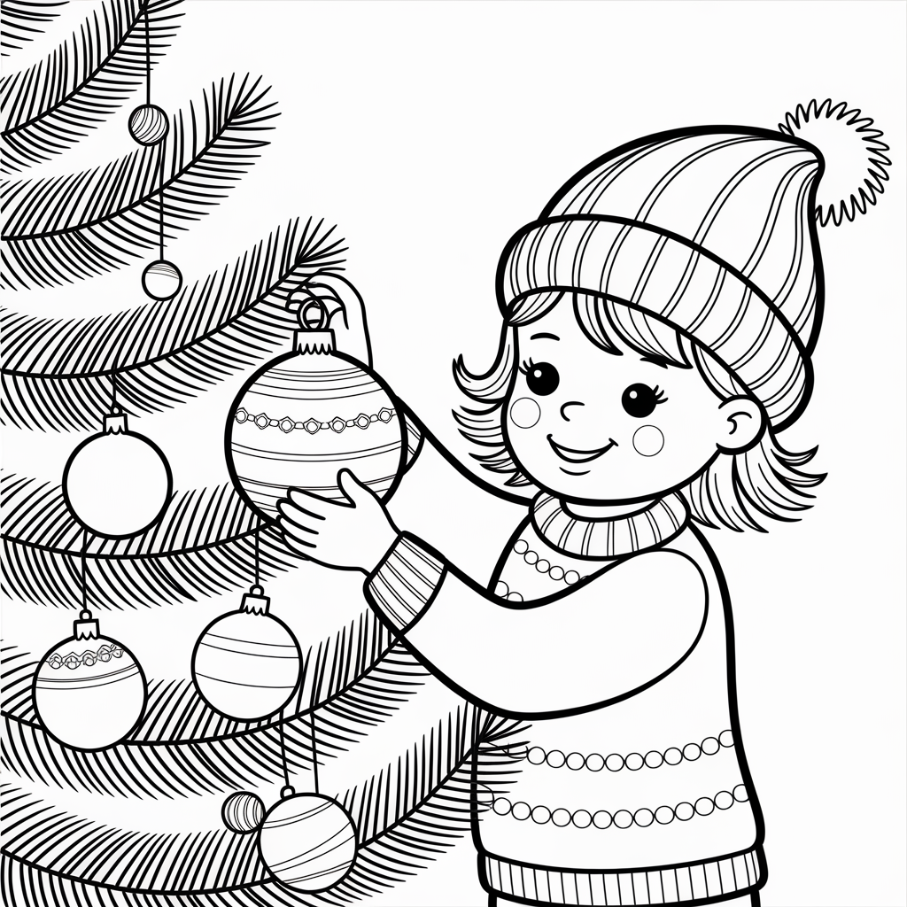 Placing a Handmade Ornament