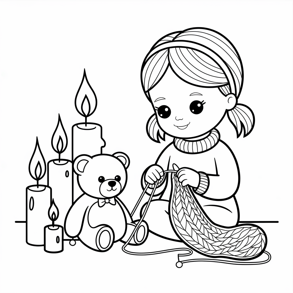 Knitting for Teddy